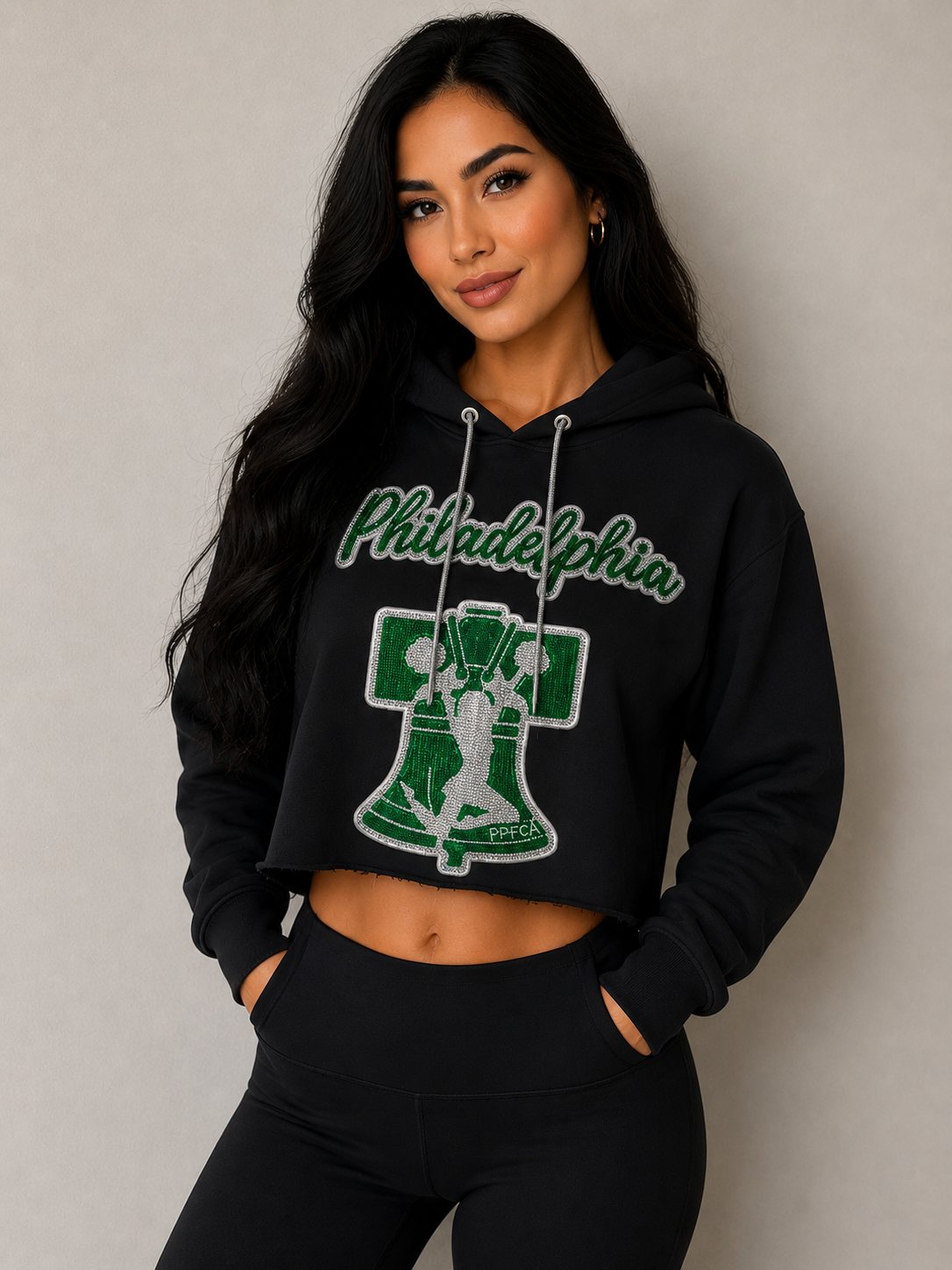 Sequins Applique Sweatshirts